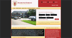 Desktop Screenshot of diamondforestproperties.com